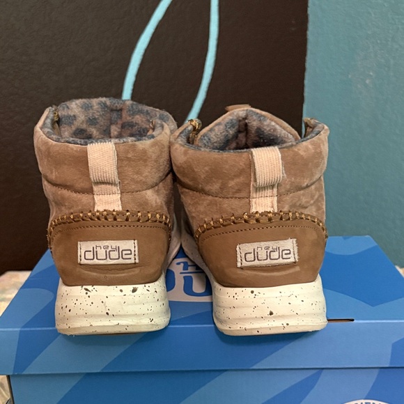 Hey Dude Brown Suede Ankle Boots - Picture 2 of 5